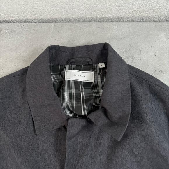 Five Four Mens Dark Gray Zip Up Jacket size Large - Picture 2 of 10